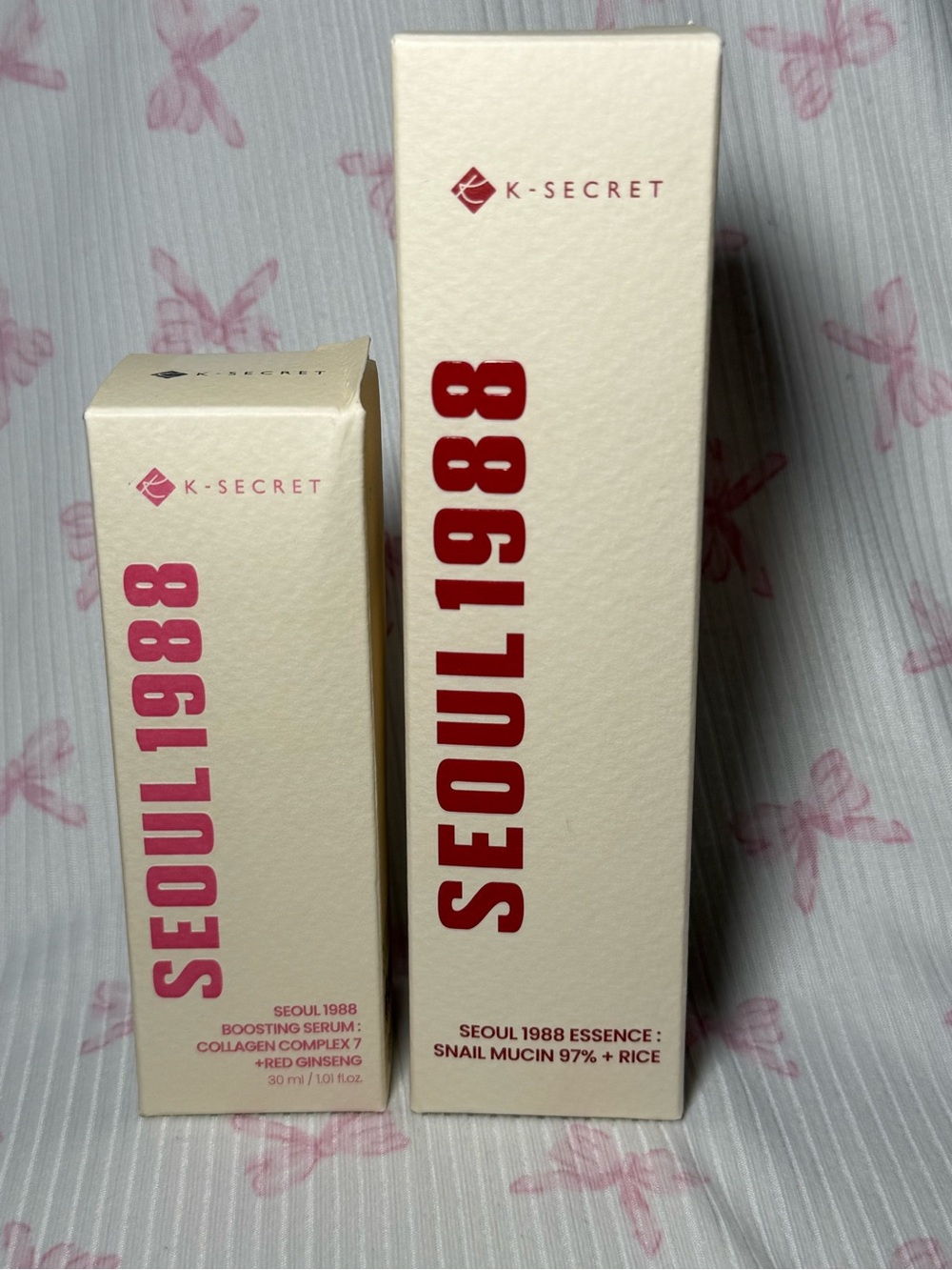 Seoul 1988 Boosting Serum – Cream with Pink Accents